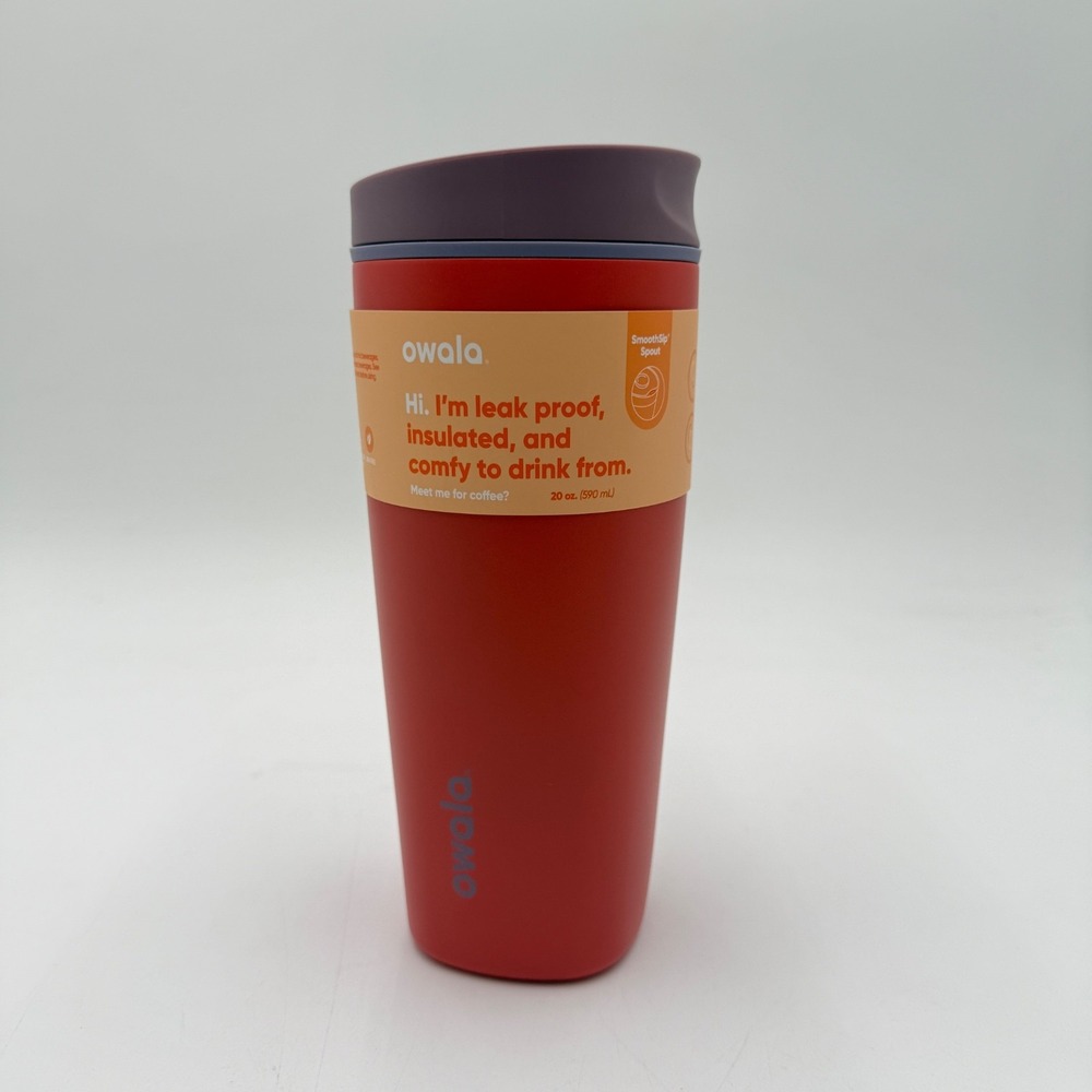 Owala Terracotta Sunset 20oz Smooth Sip Slider Insulated Tumbler NEW - Picture 1 of 3